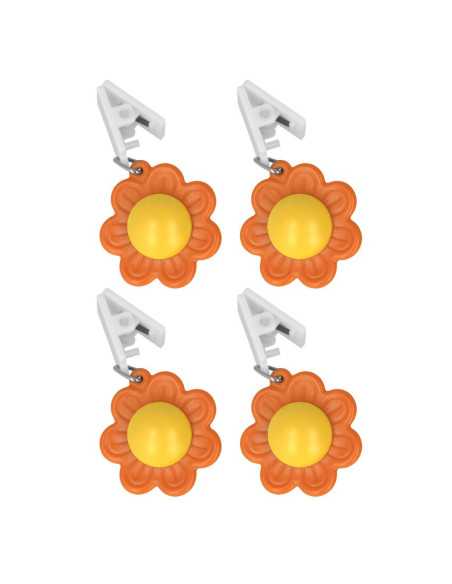 4 pendeloques nappe forme FLEUR