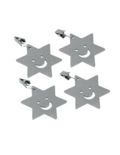 4 pendeloques nappe INOX