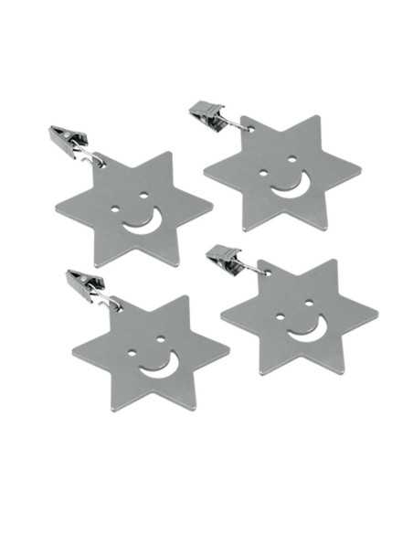 4 pendeloques nappe INOX