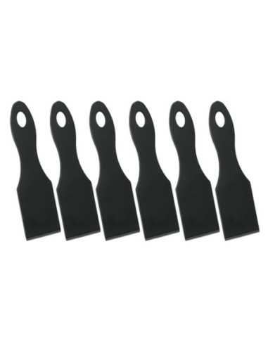 6 spatules à raclette polyam.