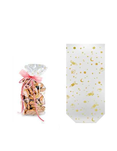 10 sachets NOEL cello. PM 11,5x19cm