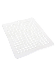 Tapis d'évier rect. plast. BLANC 27x31,5cm