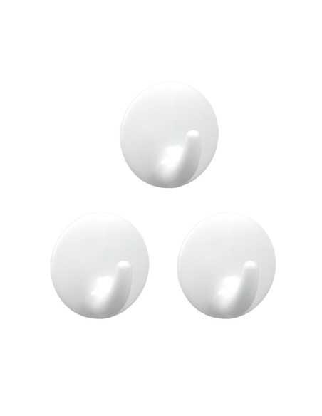 4 crochets adh. ROND Ø 3,5cm