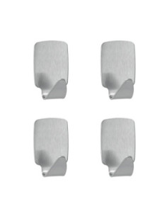 4 crochets adh. inox RECTANGLE 3,2x2,1cm