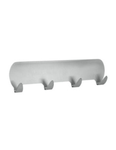 Barrette adh. 4 crochets inox 19cm
