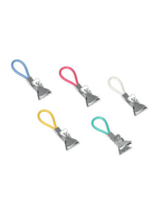 5 pinces-serviettes CROCODILE