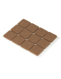 12 feutres carrés 2,2cm