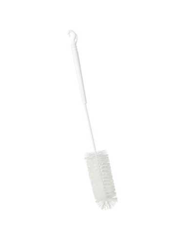 Goupillon brosse polyam. manche plast. pour bouteilles 35cm