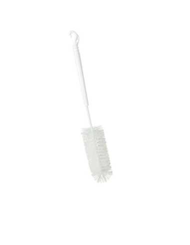 Goupillon brosse polyam. manche plast. pour biberons 30cm