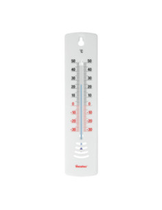 Thermomètre intérieur / extérieur plast. décoré 25cm