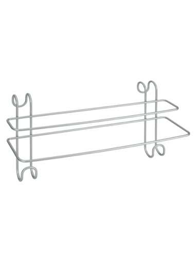 Porte-serviettes double + 2 crochets RADIUS polytherm (EM.047)