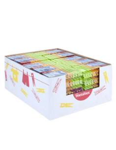 24 pinces à linge plast. GM en QB