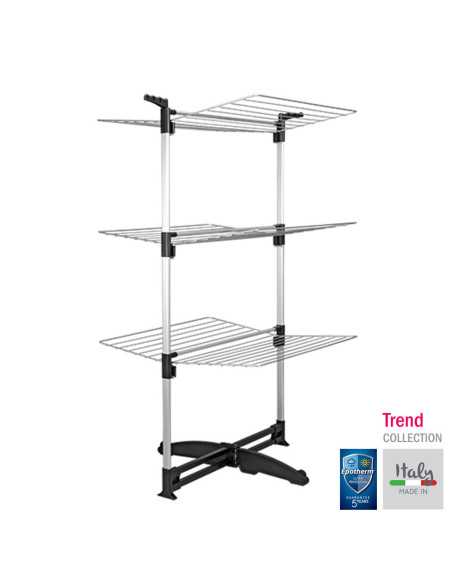 Séchoir tour 3 niv. CICLONE 40m alu-epotherm SILVER (EM.105)