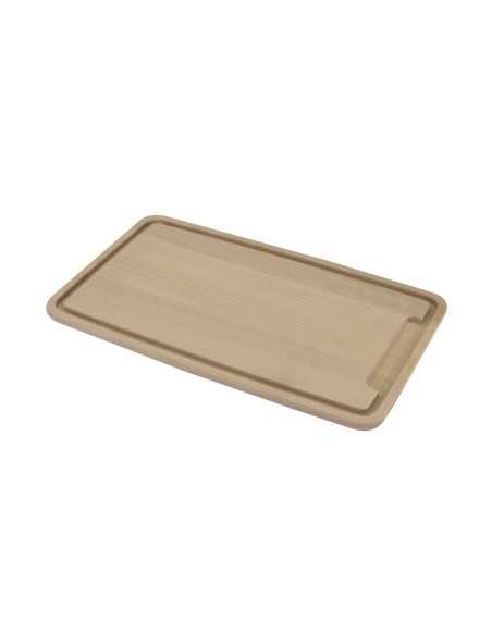 Planche à rigole hêtre 34x20x1,6cm