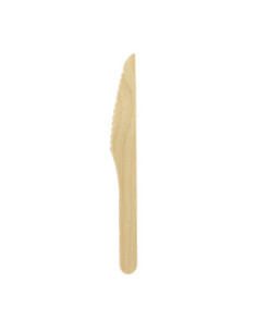 20 couteaux bois 16,5cm