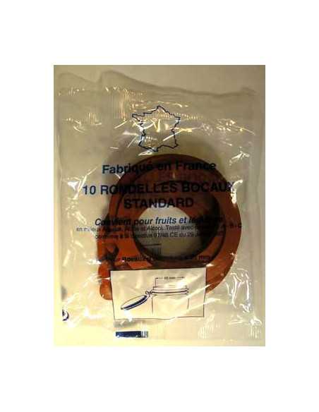 10 caoutchouc bocaux STANDARD