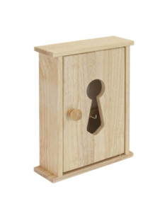 Boite à clés hévéa 26,5x19,5x8,5cm (EM.096)