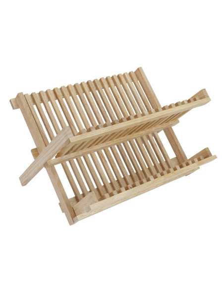 Egouttoir pliable bois 41,5x32x25cm (EM.094)