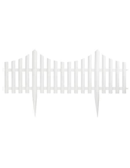 Bordure jardin plastique 59 x 33 x 0.5 cm set de 4 pièces
