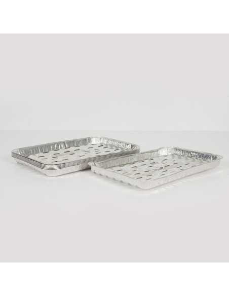 3 barquettes aluminium 34 x 23 cm