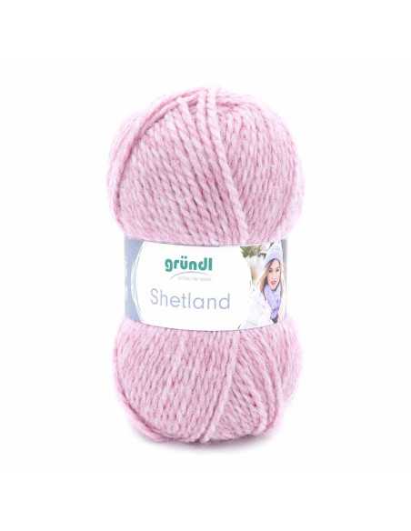 Pelote Shetland 100g rose pâle