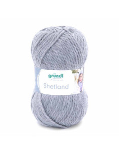 Pelote Shetland 100g gris