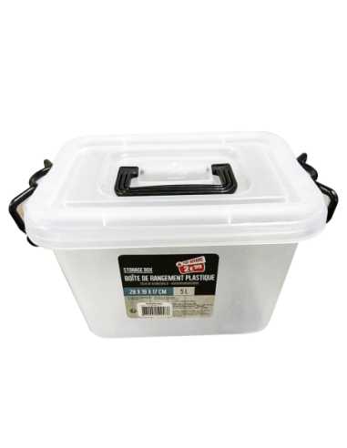 Boîte de rangement plastique 5 litres