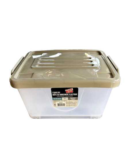 Boîte de rangement plastique 17 litres Boîte de rangement plastique 17 litres