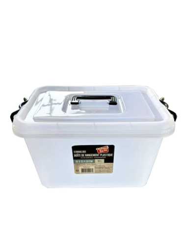 Boîte de rangement plastique 10 litres