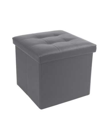 Banc pliable gris foncé