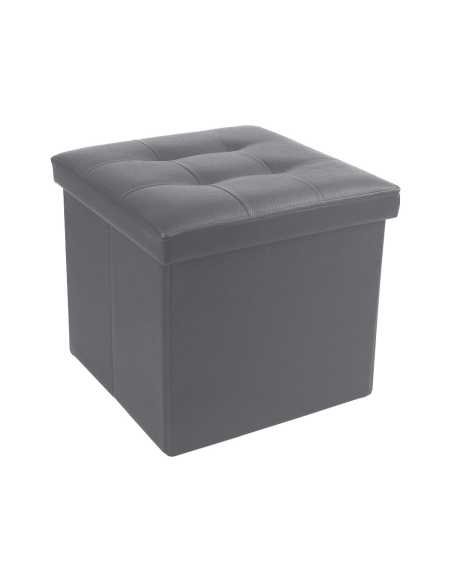 Banc pliable gris foncé