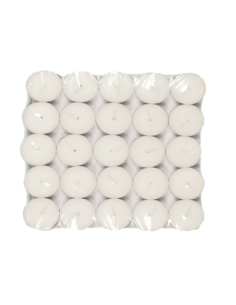 Bougies 9g diamètre 3.8cm 50 pièces