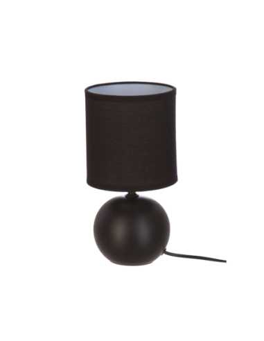 Lampe boule Timeo noir mat Hauteur 25 cm