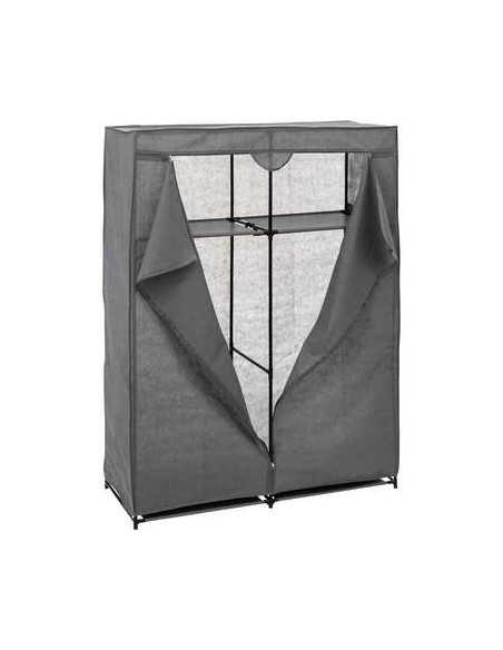 Armoire souple 2 penderies/2 étages + poches