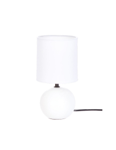 Lampe boule Timeo blanc mat Hauteur 25 cm
