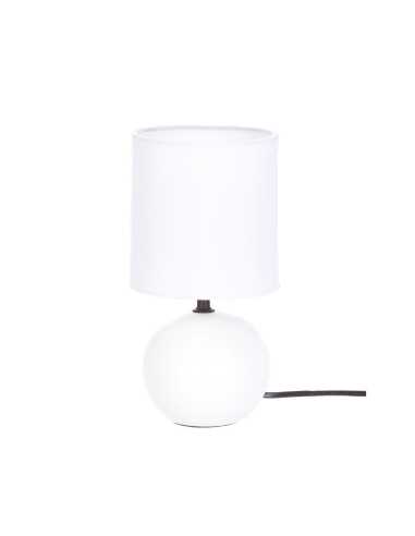 Lampe boule Timeo blanc mat Hauteur 25 cm