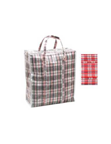 Sac tricolore + fermeture 52 x 62 x 22 cm