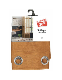 Voilage cnl 135 x 240 cm