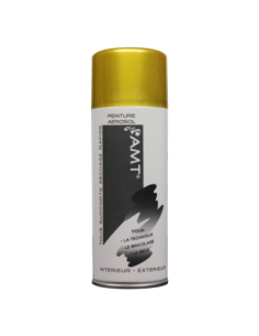 Bombe de peinture aérosol AMT jaune gold tendance