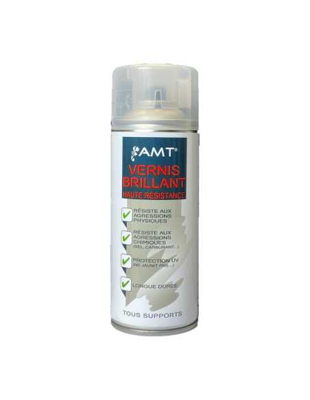 Bombe de vernis haute résistance AMT brillant