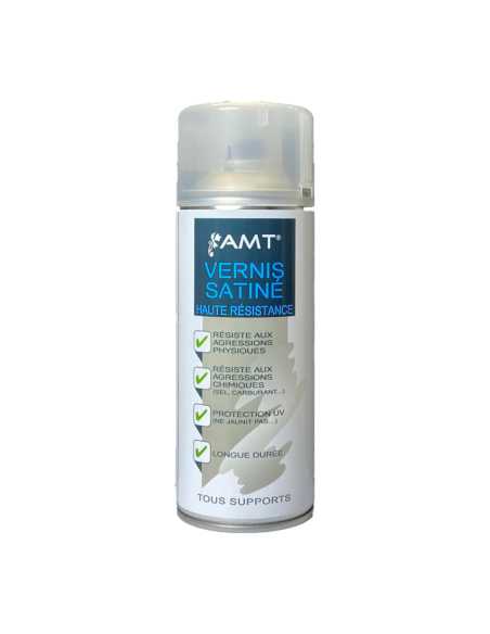 Bombe de vernis haute résistance AMT satiné