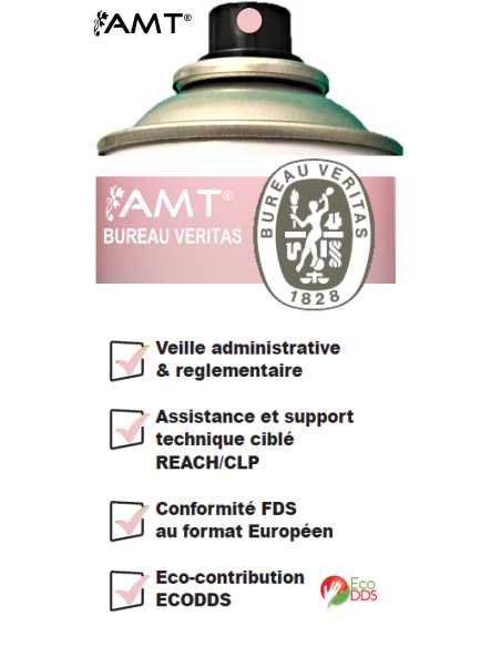 Bombe de peinture aérosol AMT dragée
