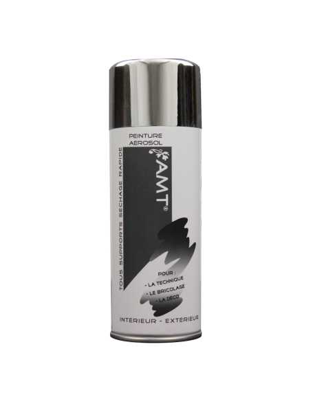 Bombe de peinture aérosol AMT effet chrome