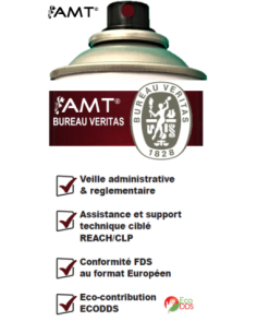 Bombe de peinture aérosol AMT fruits rouges 2