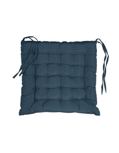 Assise matelassée 40 x 40 cm Essentiel marine