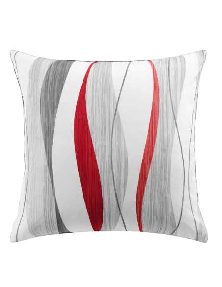 Coussin 60 x 60 cm ondulys rouge