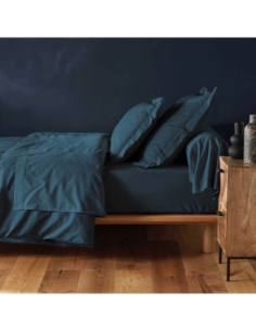 Drap-housse 140 x 190 cm Lina bleu 2