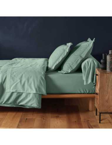 Drap-housse 140 x 190 cm Lina sauge