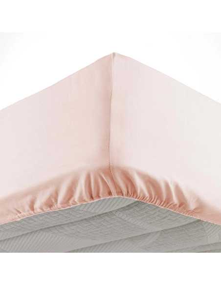 Drap-housse 90 x 190 cm Microfibre nude