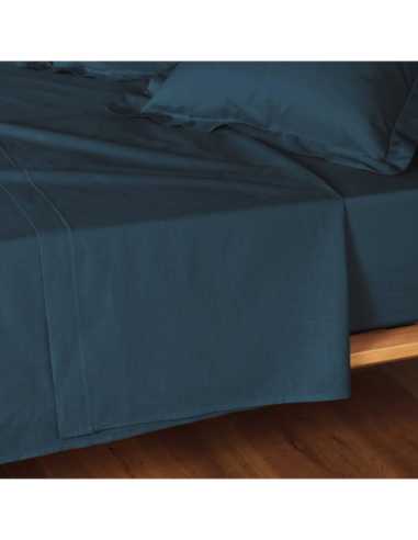 Drap plat 180 x 290 cm Lina bleu